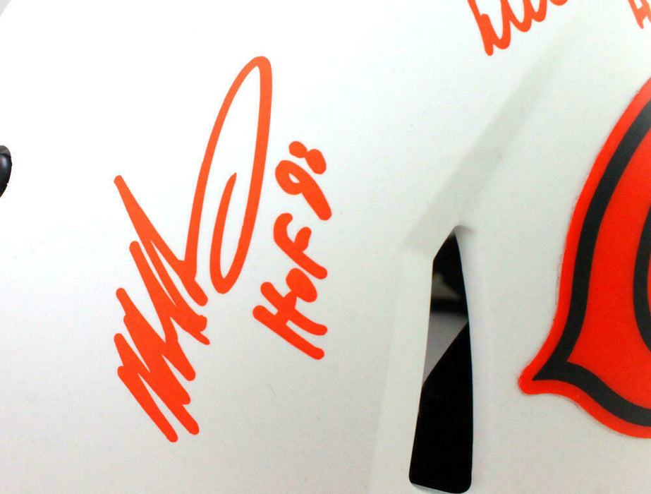 Singletary Urlacher Butkus Chicago Bears Signed F/S Lunar Speed Authentic Helmet (BAS COA)