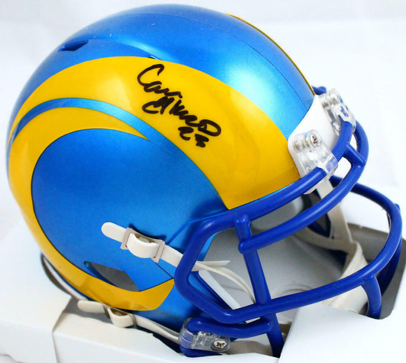 Cam Akers Los Angeles Rams Signed 2020 Speed Mini Helmet BAS COA (St. Louis)
