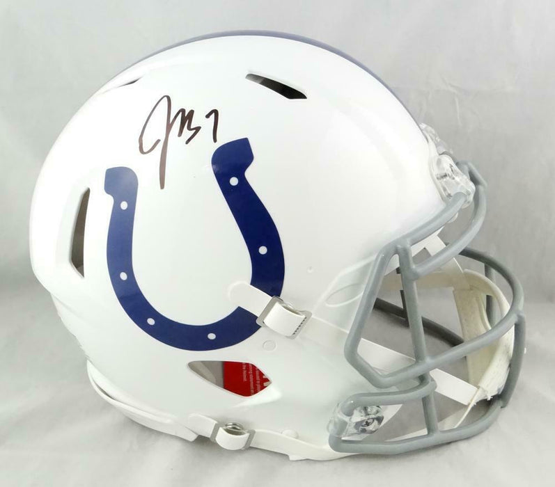 Jacoby Brissett Indianapolis Colts Signed F/S Speed Authentic Helmet (JSA COA)
