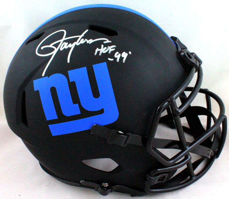 Lawrence Taylor New York Giants Signed NY Giants Full-sized Eclipse Helmet with HOF *Silver (BAS COA)