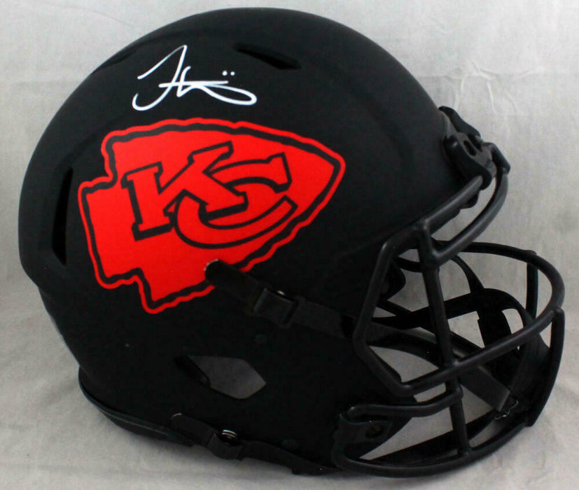 Tyreek Hill Kansas City Chiefs Signed KC Chiefs Full-sized Eclipse Authentic Helmet *White (JSA COA)