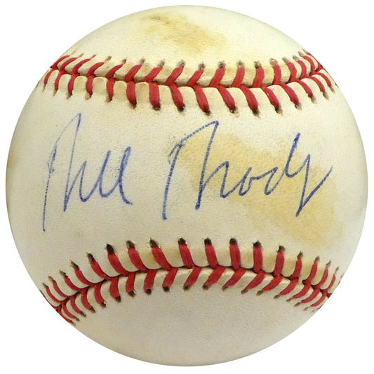 Bill Bradley New York Yankees Signed Yankees AL Senator Baseball (BAS COA)