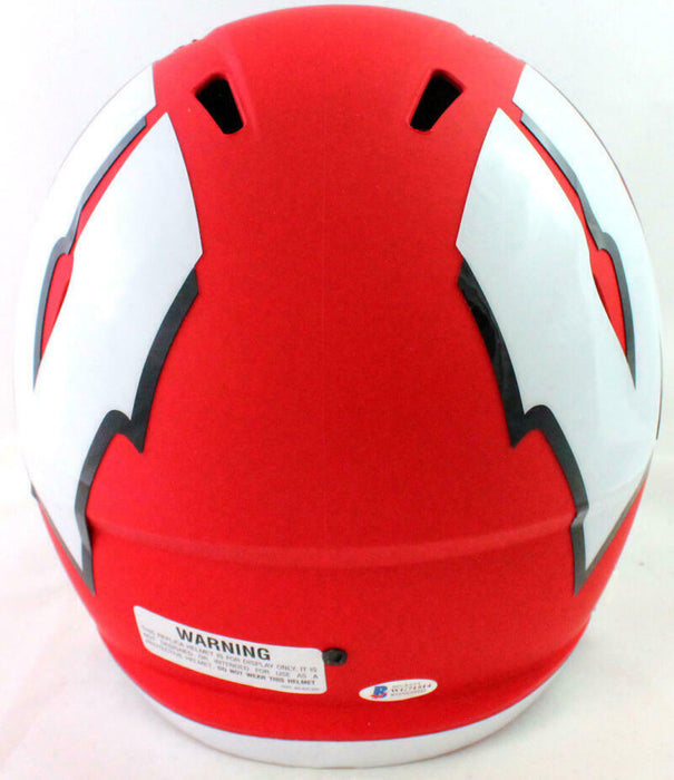 TJ Watt Pittsburgh Steelers Signed Pittsburgh Steelers Amp Speed Full-sized Helmet *Silver (BAS COA)