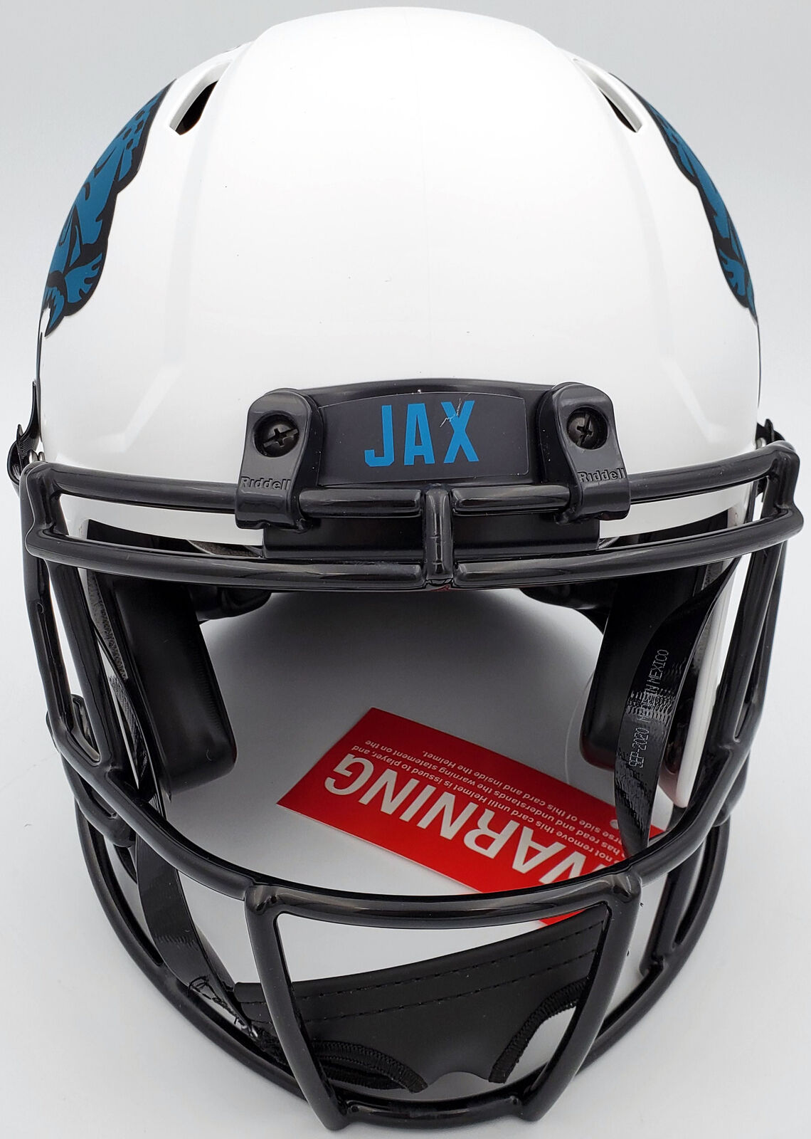 Travis Etienne Jacksonville Jaguars Signed F/S Lunar Eclipse White Authentic Helmet QR 194879 (BAS COA)