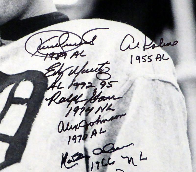 Ichiro Suzuki, Kirby Puckett, Wade Boggs & Al Kaline Detroit Tigers Detroit Tigers Autographed 16x20 Photo With 20 Signatures Including Stock #19081 (PSA/DNA COA)