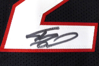 Shaquille O'Neal Miami Heat Signed Black Jersey On 2 191016 (BAS COA)