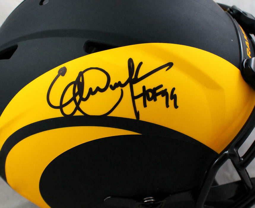 Eric Dickerson Los Angeles Rams Signed F/S Eclipse Authentic Helmet w/HOF BAS COA (St. Louis)