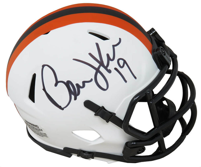 Bernie Kosar Cleveland Browns Signed Lunar Eclipse Riddell Speed Mini Helmet (SS COA)