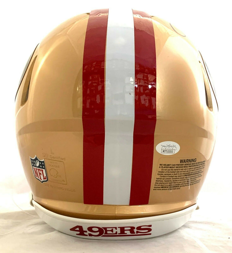 Joe Montana San Francisco 49ers Signed San Francisco 49ers Full-sized Speed Authentic Helmet #WIT122212 (JSA COA)