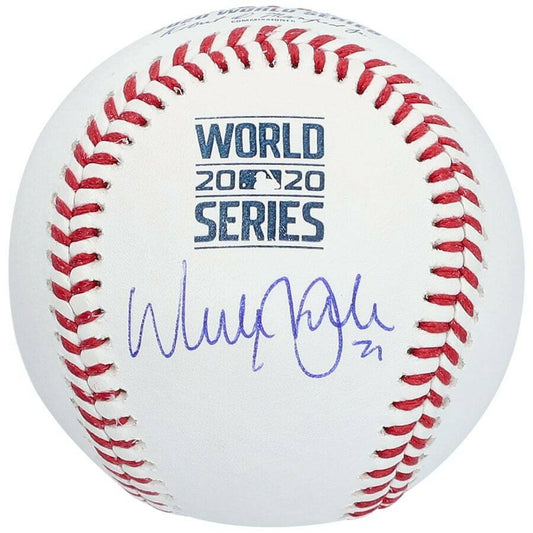 Walker Buehler Los Angeles Dodgers Signed World Series Baseball FAN COA (Brooklyn)