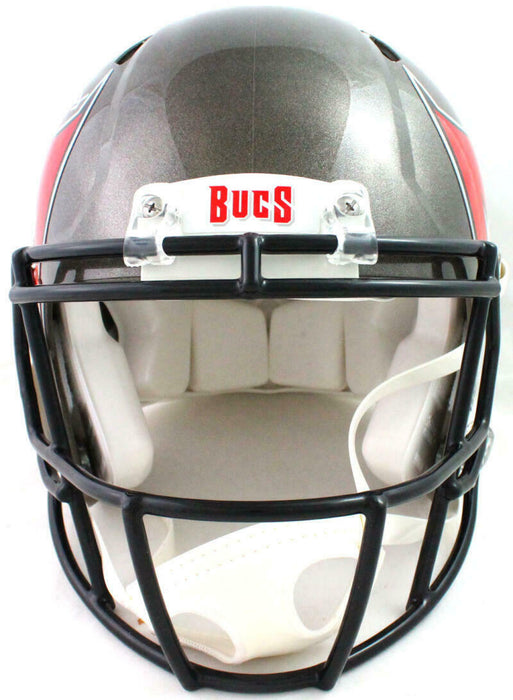 Devin White Tampa Bay Buccaneers Signed TB Bucs Full-sized Authentic Speed Helmet with Insc *White (BAS COA)