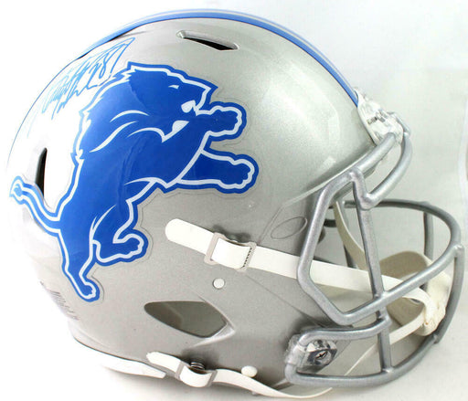 Adrian Peterson Detroit Lions Signed F/S Speed Authentic Helmet (BAS COA), , 