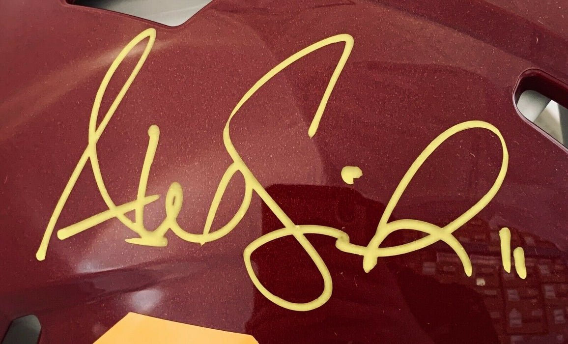 Alex Smith Washington Redskins Signed Washington Redskins Full-sized Speed Authentic Helmet (BAS COA)