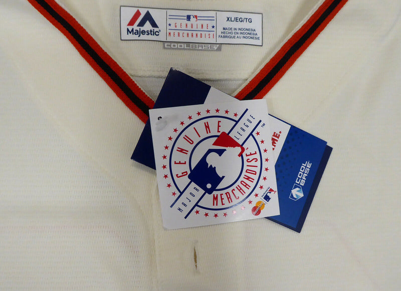 Madison Bumgarner San Francisco Giants Signed Cream Majestic Jersey XL 185700 (BAS COA)