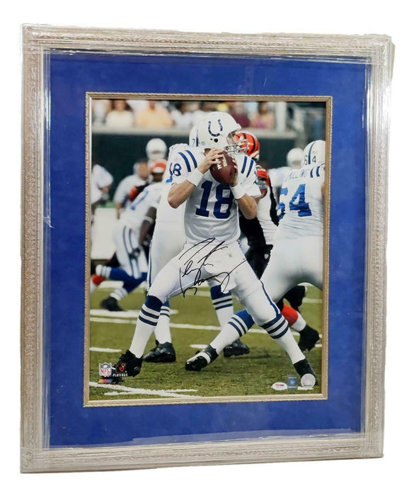 Peyton Manning Indianapolis Colts Signed 16x20 Framed Photo PSA/DNA COA (Baltimore)
