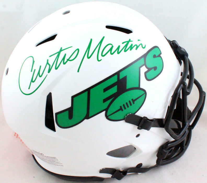 Curtis Martin New York Jets Signed Lunar Authentic Helmet (PSA/DNA COA)