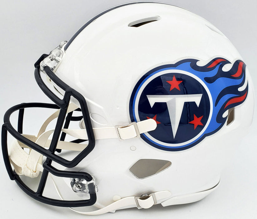Eddie George Tennessee Titans Signed F/S Authentic Helmet 96 ROY 197132 (BAS COA)