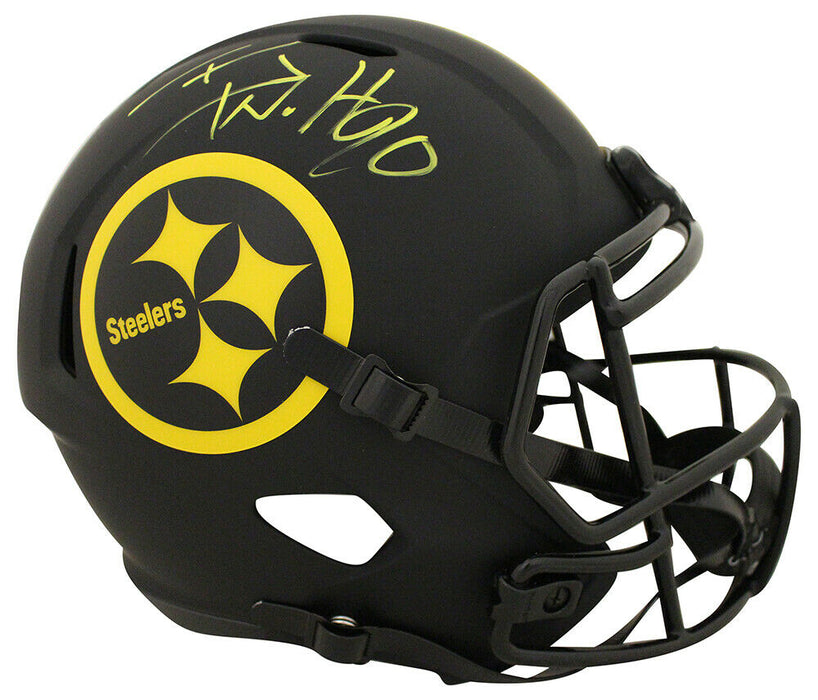TJ Watt Pittsburgh Steelers Signed Pittsburgh Steelers Full-sized Eclipse Helmet 28475 (JSA COA)
