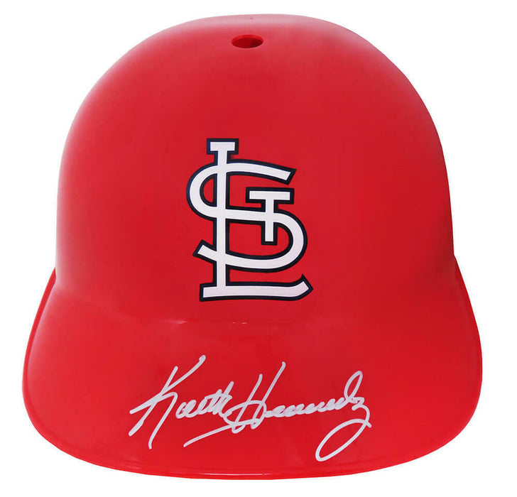 Keith Hernandez St. Louis Cardinals Signed St. Louis Cardinals Replica Souvenir Batting Helmet (SCHWARTZ)