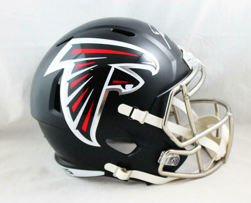 Deion Sanders Atlanta Falcons Signed F/S 2020 Speed Helmet (BAS COA)