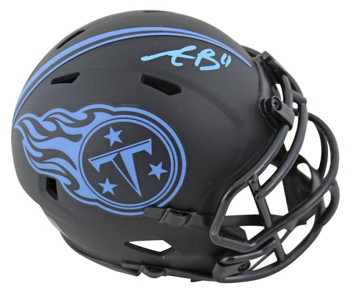 A.J. Brown Tennessee Titans Signed Eclipse Speed Mini Helmet (BAS COA), , 