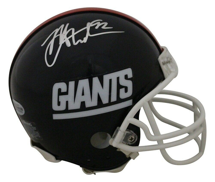 Michael Strahan New York Giants Signed TB Mini Helmet (BAS COA)