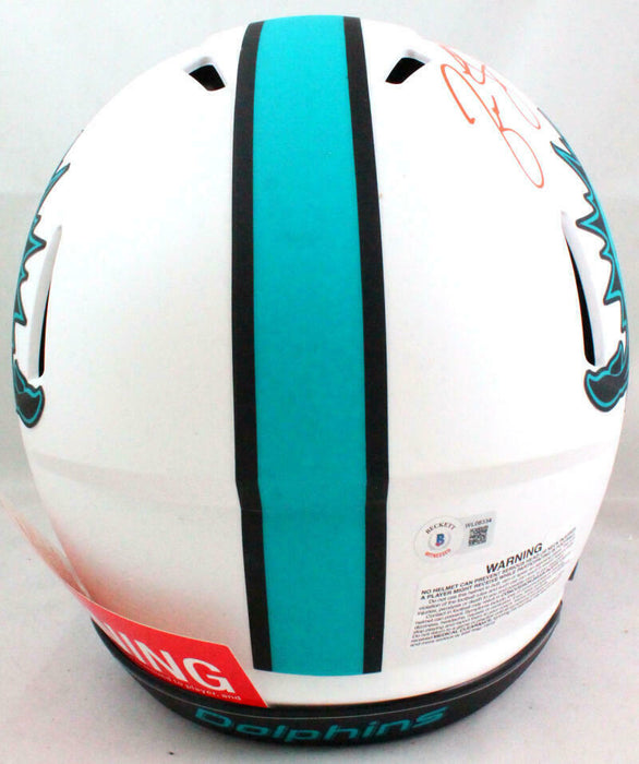 Jason Taylor Miami Dolphins Signed Authentic Lunar F/S Helmet (BAS COA)