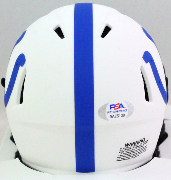 Reggie Wayne Indianapolis Colts Signed Lunar Speed Mini Helmet PSA/DNA COA (Baltimore)