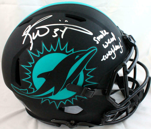 Jason Taylor Miami Dolphins Signed Full Size Speed Rep Helmet (BAS COA —  Ultimate Autographs