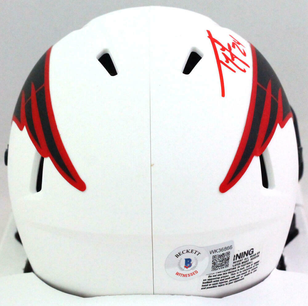 Ty Law New England Patriots Autographed Lunar Speed Mini Helmet- (BAS COA)