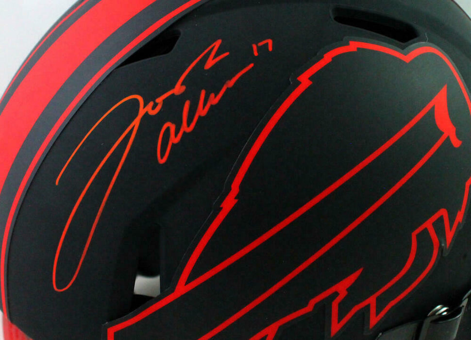 Josh Allen Buffalo Bills Signed F/S Eclipse Speed Authentic Helmet (BAS COA)