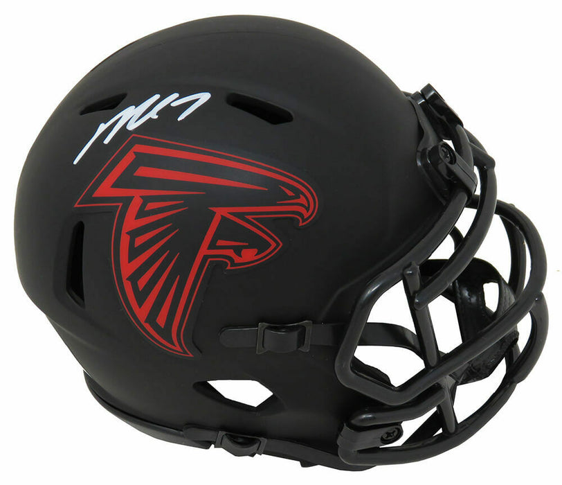 Michael Vick Atlanta Falcons Signed Eclipse Riddell Mini Helmet (SS COA)