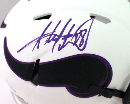Adrian Peterson Minnesota Vikings Signed Lunar Speed Mini Helmet- (BAS COA), , 