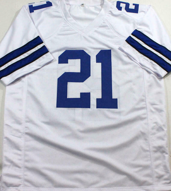 : Deion Sanders Authentic Signed White Pro Style Jersey