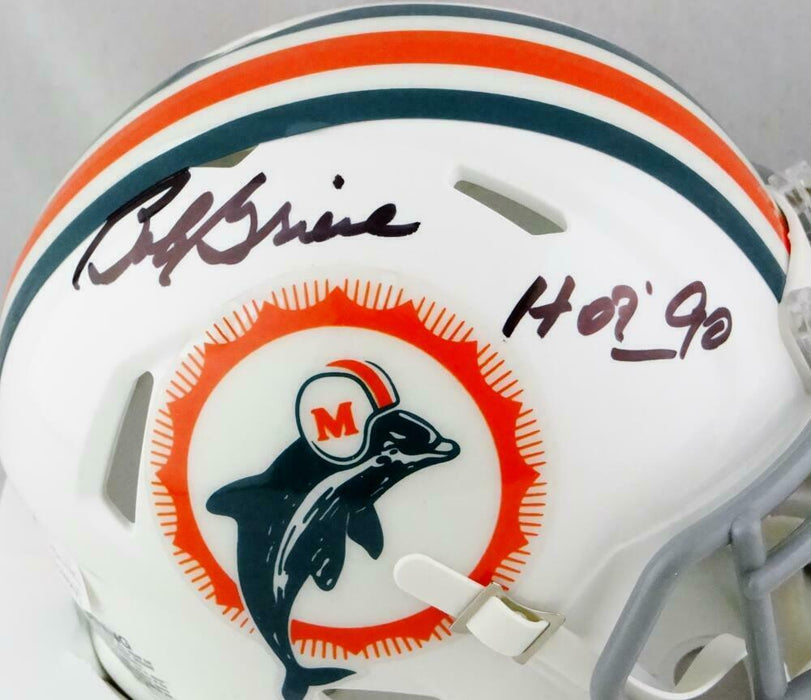 Bob Griese Miami Dolphins Signed Miami Dolphins 1966 TB Speed Mini Helmet with HOF (JSA COA)