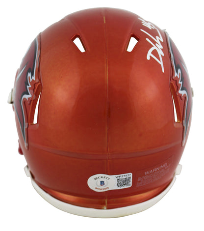 Devin White Tampa Bay Buccaneers Signed Flash Speed Mini Helmet (BAS COA)