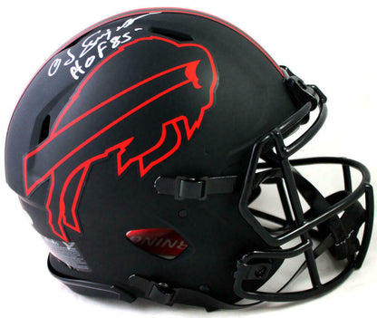 OJ Simpson Buffalo Bills Signed Eclipse Authentic Helmet w/ HOF (JSA COA)