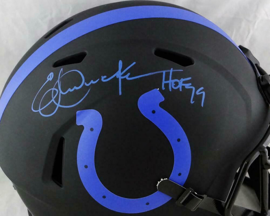 Eric Dickerson Indianapolis Colts Signed F/S Eclipse Speed Helmet w/HOF (BAS COA)