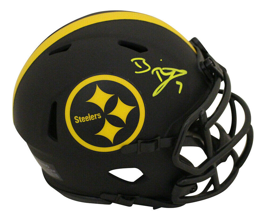 Ben Roethlisberger Pittsburgh Steelers Signed Pittsburgh Steelers Eclipse Mini Helmet 28559 (FAN COA)