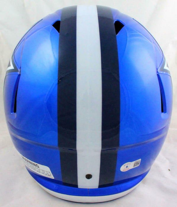 Roger Staubach Autographed Dallas Cowboys F/S Flash Speed Helmet-BAS COA