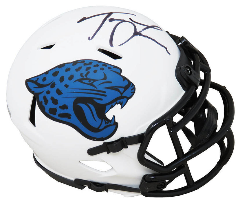 Trevor Lawrence Jacksonville Jaguars Signed Lunar Eclipse Riddell Speed Mini Helmet (FAN COA)