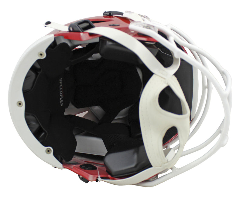 Tony Gonzalez Kansas City Chiefs Signed Speed Flex Full-sized Helmet with "HOF 19" (BAS COA)