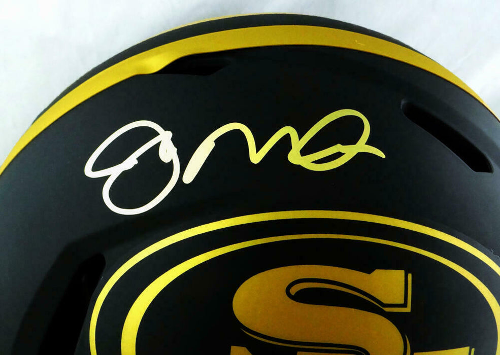 Joe Montana San Francisco 49ers Signed SF 49ers Full-sized Eclipse Authentic Helmet *Gold (BAS COA)