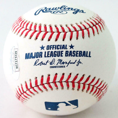 Andre Dawson Autographed Rawlings OML Baseball w/ 3 Insc (JSA COA)