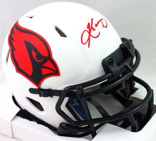 Larry Fitzgerald Arizona Cardinals Autographed Riddell Replica Helmet