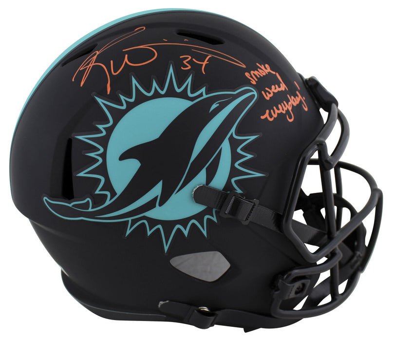Ricky Williams Miami Dolphins Signed "SWE" Eclipse F/S Speed Replica Helmet (BAS COA)