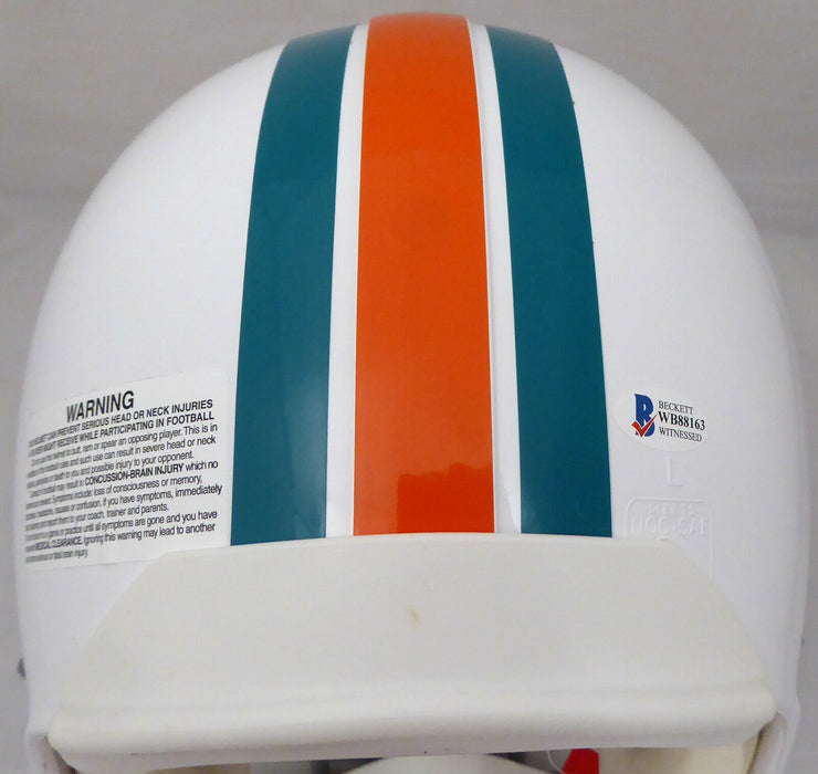Bob Griese Miami Dolphins Signed Dolphins Full-sized Authentic Helmet (BAS COA)