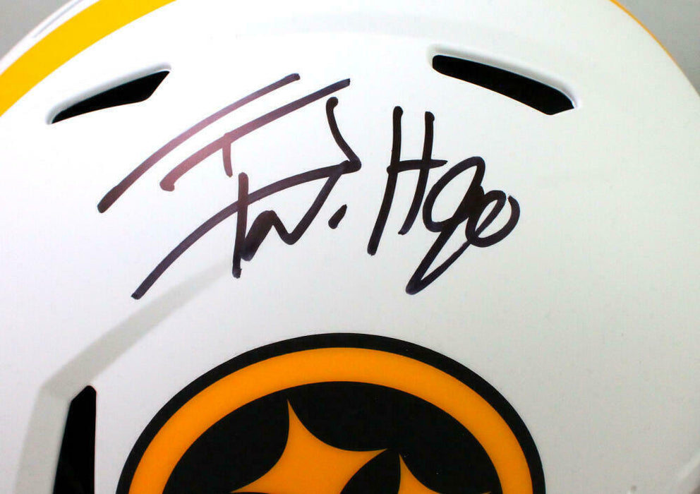 TJ Watt Signed Pittsburgh Steelers F/S Lunar Speed Authentic Helmet- Beckett W