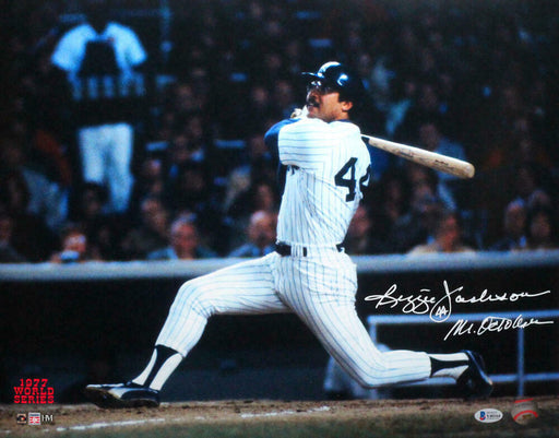 REGGIE JACKSON AUTOGRAPHED NEW YORK YANKEES JERSEY JSA MR OCTOBER