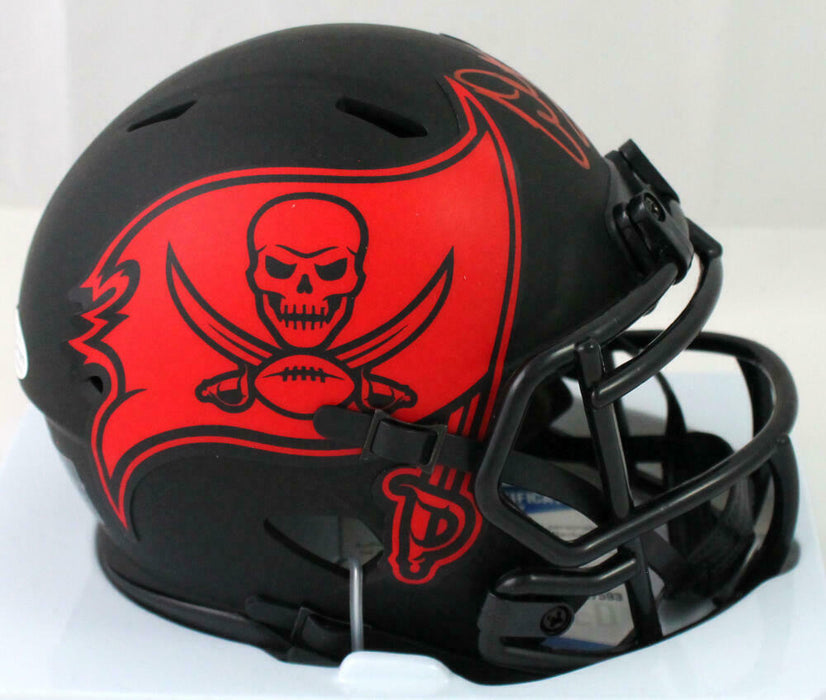 Warren Sapp Tampa Bay Buccaneers Signed Tampa Bay Bucs Eclipse Mini Helmet with HOF *Red (BAS COA)